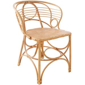 Kok Maison Fauteuil de table en rotin beige