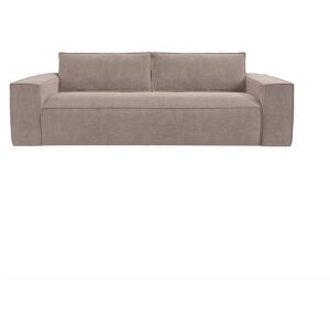 Sia Home Canape convertible express dunlopillo velours taupe 140cm