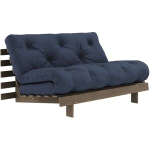 Karup Design Canape convertible en pin massif avec futon bleu 140x200