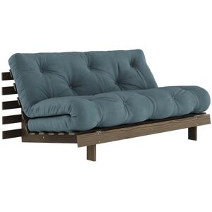 Karup Design Canape convertible en pin massif avec futon bleu canard 160x200