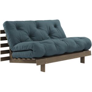 Karup Design Canape convertible en pin massif avec futon bleu canard 140x200