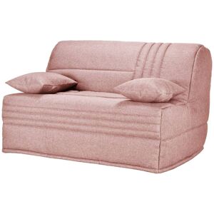 CAMIF Banquette BZ avec matelas de 15 cm rose