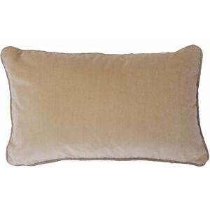 Gabrielle Paris Coussin en velours beige 40x65