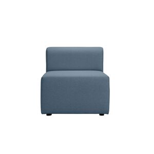 Gaucet Chauffeuse pour canape modulable en tissu bleu