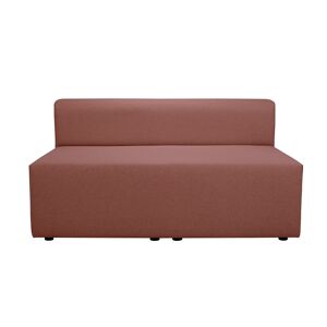 Gaucet Double chauffeuse pour canape modulable en tissu rose