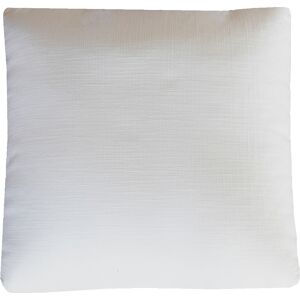 MX HOME Coussin en coton lave blanc