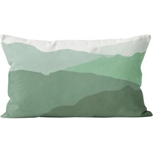 Coast And Valley Coussin deco velours vert 40x67cm