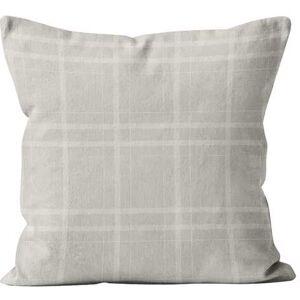 Coast And Valley Coussin imprime en velours taupe 60x60 cm