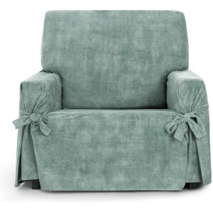 Eysa Housse de fauteuil antitache avec des rubans aigue-marine 80 -120cm