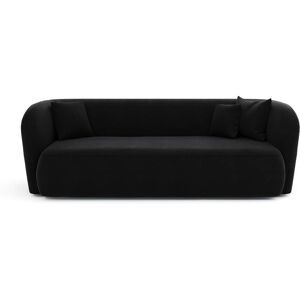 Sia Home Canape 2 places velours noir