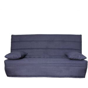 CAMIF Banquette clic-clac bleu Matelas ressorts ensaches