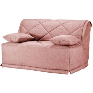 CAMIF Banquette BZ avec matelas de 15 cm rose