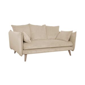 CAMIF Canape velours côtele Beige 2 places