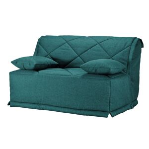 CAMIF Banquette BZ avec matelas de 15 cm bleu canard