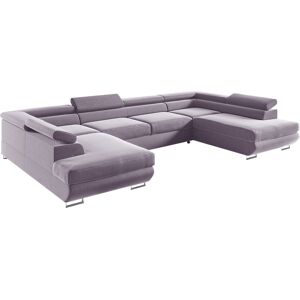 Petits meubles Canape en u 5 places convertible lavande