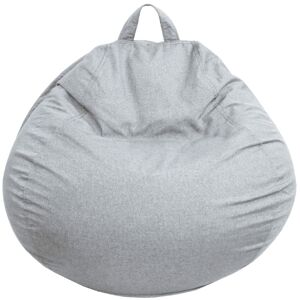 Bananair Pouf poire gris 105 x 85 cm