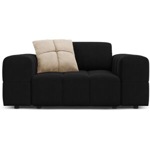 CXL by Christian Lacroix Fauteuil en tissu velours noir