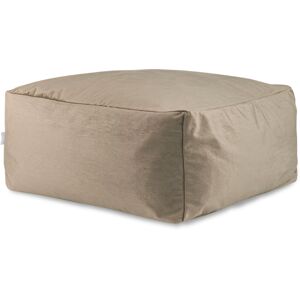 Naf Naf Pouf velours taupe 50x50x25 cm