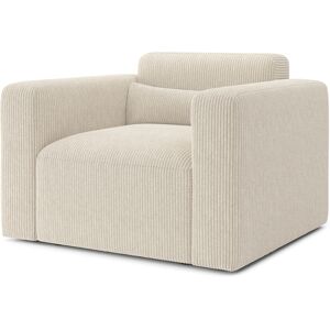 Atelier Baïta Fauteuil velours côtele beige