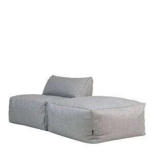 Icon Ensemble 2 poufs modulaires d'interieur et d'exterieur gris