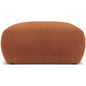 Micadoni Home Pouf en tissu boucle marron