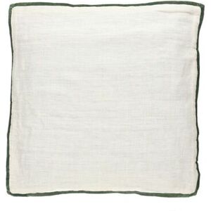 Pomax Coussin en lin 45x45cm vert