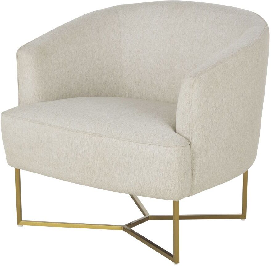 Maisons du Monde Fauteuil beige crème chiné