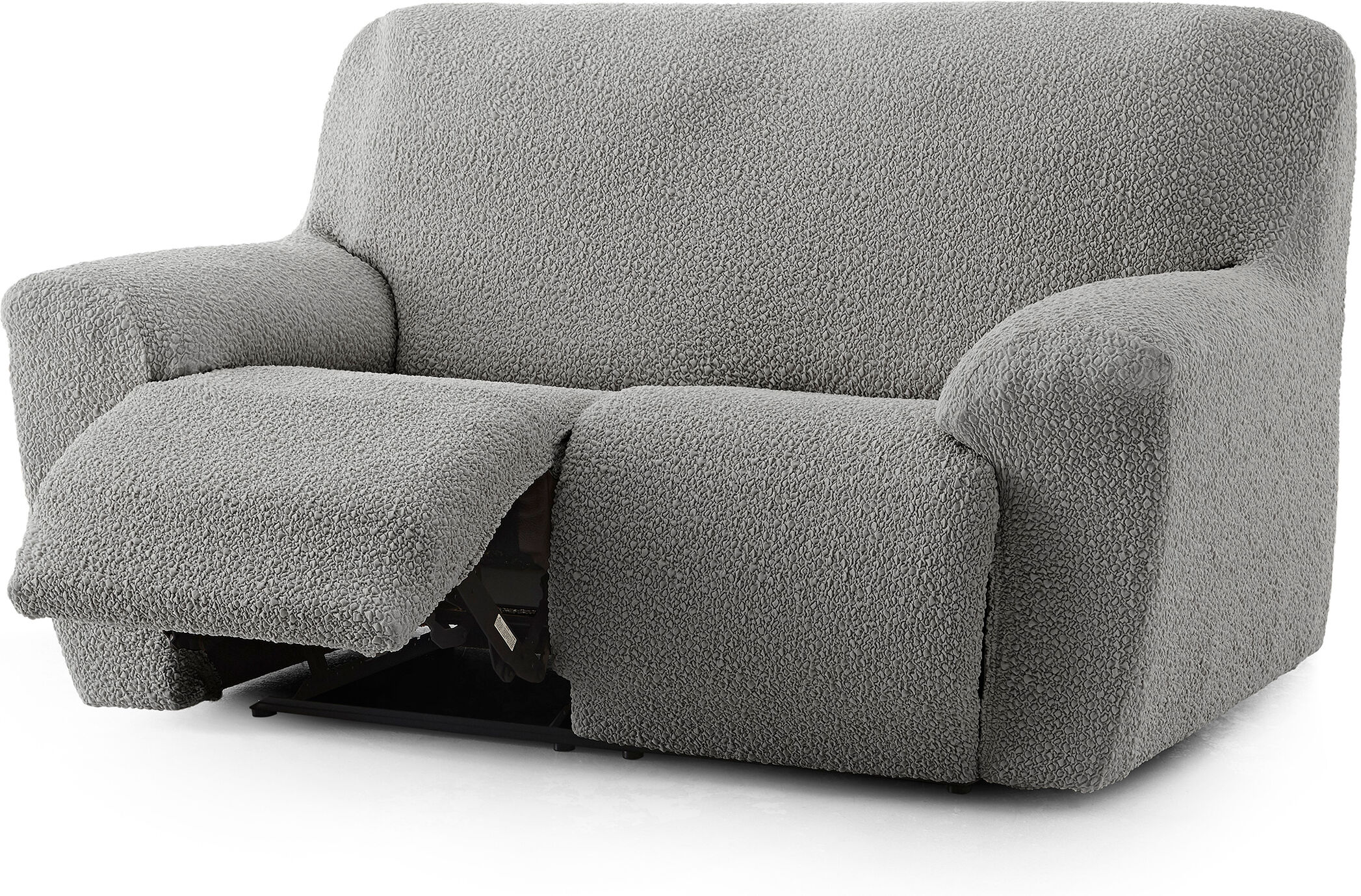 Eysa Housse de canapé 2 places relax extensible gris clair 150 - 200