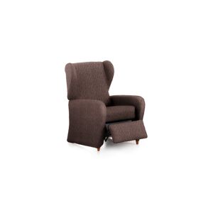 Eysa Housse de fauteuil relax extensible marron 60 - 85 cm