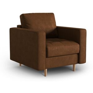 Micadoni Home Fauteuil en imitation cuir cuir