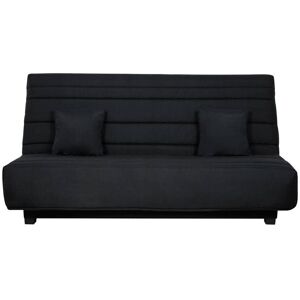 Relaxima Banquette CC ORLANDO 130 x 190, matelas Dunlopillo, pearl noir