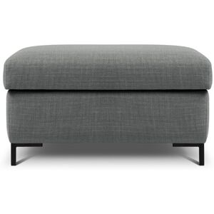 CXL by Christian Lacroix Pouf Avec Coffre 1 place en Tissu Structurel Gris