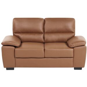 Canapé Beliani 2 Places Marron Doré Cuir Synthétique Salon Matériel:Faux Leather Taille:74x90x156 - Canapé - Publicité Canapé Beliani 2 Places Marron Doré Cuir Synthétique Salon Matériel:Faux Leather Taille:74x90x156 - Canapé - Publicité