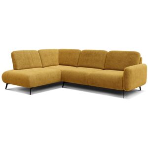 Wozimo Canapé d'angle 5 places gauche , jaune foncé - Publicité Wozimo Canapé d'angle 5 places gauche , jaune foncé - Publicité