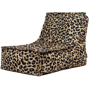 Icon Pouf chauffeuse en tissu imprimé léopard - Publicité Icon Pouf chauffeuse en tissu imprimé léopard - Publicité