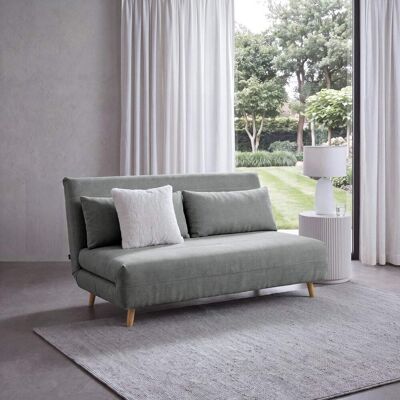 Maisons du Monde NIO Canapé-Lit - Gris Clair 150x82x91cm - Publicité Maisons du Monde NIO Canapé-Lit - Gris Clair 150x82x91cm - Publicité