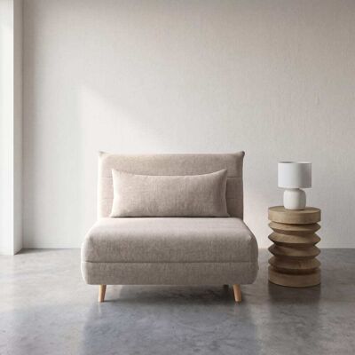 Maisons du Monde Fauteuil Pliant 1 Place Beige - Mobilier - Publicité Maisons du Monde Fauteuil Pliant 1 Place Beige - Mobilier - Publicité