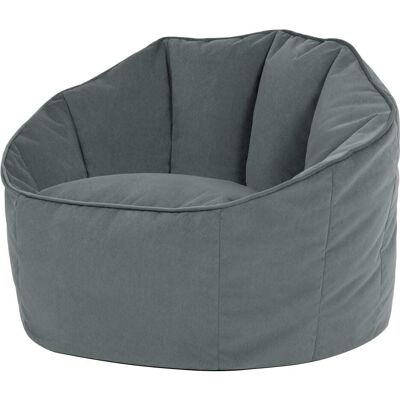 Icon Fauteuil en velours - Gris - 74x64x77cm - Fauteuil en velours - Publicité Icon Fauteuil en velours - Gris - 74x64x77cm - Fauteuil en velours - Publicité