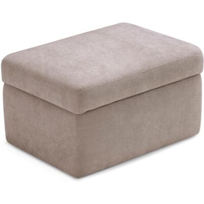 That's Write Pouf de rangement fabriqué en Italie en tissu chenille camel 75x45 cm - Publicité That's Write Pouf de rangement fabriqué en Italie en tissu chenille camel 75x45 cm - Publicité