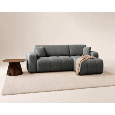 Best Mobilier Nicole Canapé d'angle réversible - Gris - Canapé - Publicité Best Mobilier Nicole Canapé d'angle réversible - Gris - Canapé - Publicité