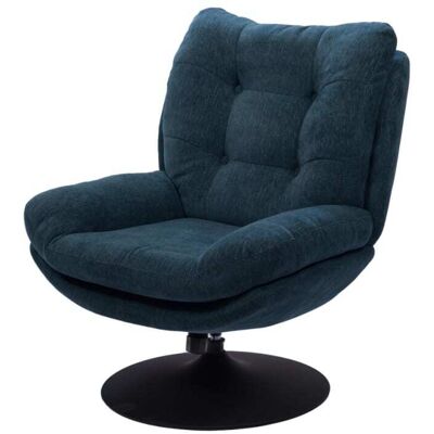 Amadeus Fauteuil design et confortable pivotant bleu - Publicité Amadeus Fauteuil design et confortable pivotant bleu - Publicité