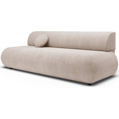 Selsey Canapé convertible 3 places, chenille, beige clair - Publicité Selsey Canapé convertible 3 places, chenille, beige clair - Publicité