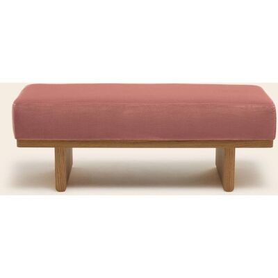 Madura Banc en polyester rose 120xp40xh45 cm - Publicité Madura Banc en polyester rose 120xp40xh45 cm - Publicité