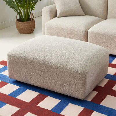 Baita En tissu chenille 1 place beige - Publicité Baita En tissu chenille 1 place beige - Publicité