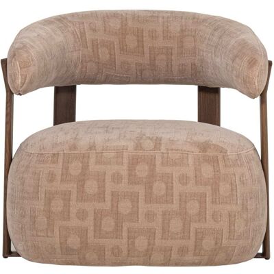 WOOOD Fauteuil en tissu hush sable - Publicité WOOOD Fauteuil en tissu hush sable - Publicité
