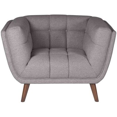 Zago Fauteuil en tissu gris foncé - Publicité Zago Fauteuil en tissu gris foncé - Publicité