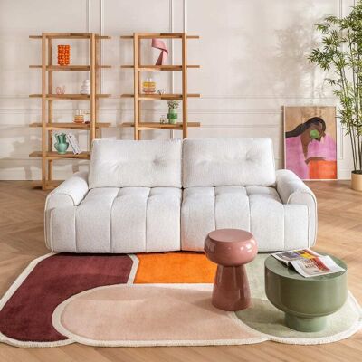Habitat Canapé 3 places en tissu chenille avec assise coulissante électrique - Publicité Habitat Canapé 3 places en tissu chenille avec assise coulissante électrique - Publicité