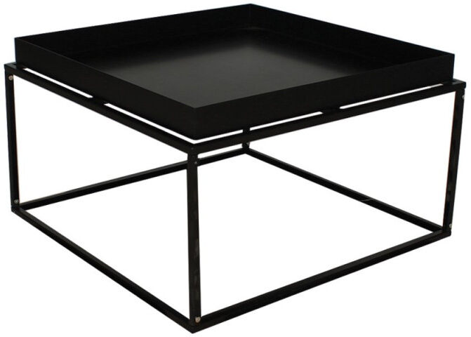 Meubles & Design Table basse minimaliste en métal noir