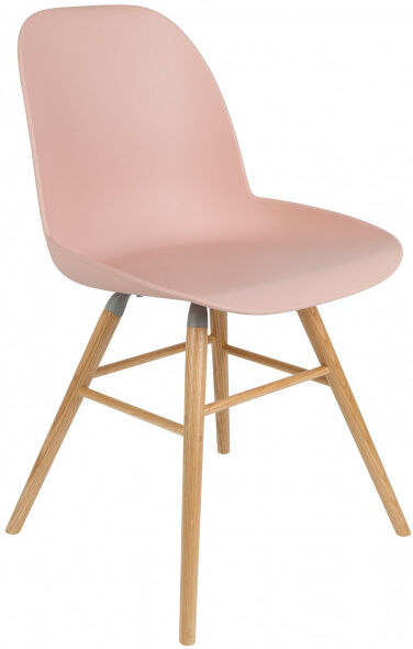 Zuiver Chaise design en bois rose