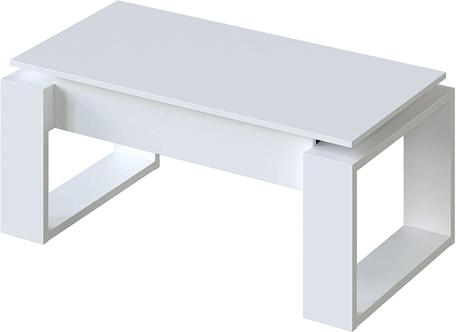 Hogar24 Table basse design à plateau relevable - L102 x H43 cm